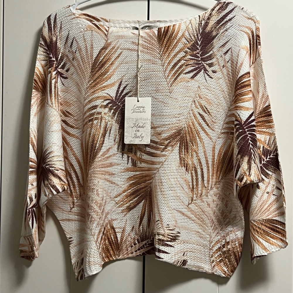 NWT Made In Italy Loggia De Tessitori Sweater size M